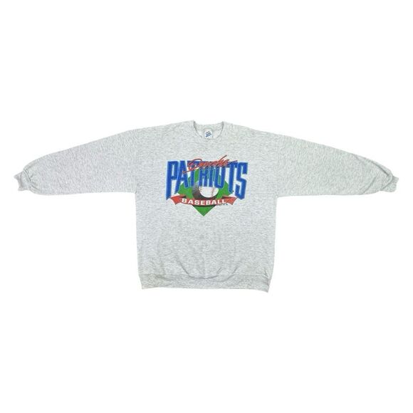 Vintage Jerzees 1992 Omaha Patriots Baseball Crew Neck Sweatshirt - Size XXL - Picture 3 of 7